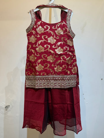 Banarasi RED Premium shrarara