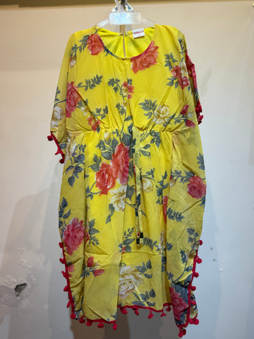 Yellow breezy kaftan