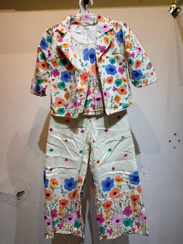 3 piece Sandal  Garden theme co-ard set