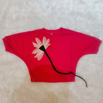 Stylish and charming Pink blossom top for a little fasionates